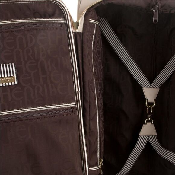 Henri Bendel W. 57th  Roller bag/ Carry on - Cream - Picture 8 of 8
